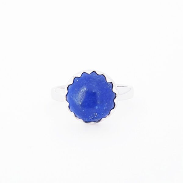 Natural Lapis Lazuli Sterling Silver Handmade Ring